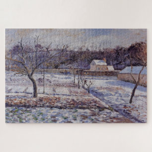 Puzzle L’Hermitage, Pontoise Snow Effect (1874) par C.P.