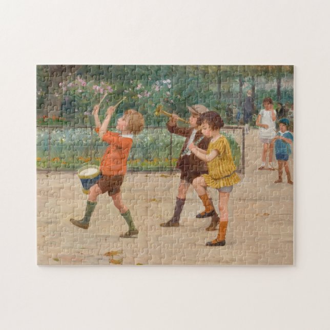 Puzzle La bande des enfants | Victor Gabriel Gilbert (Horizontal)