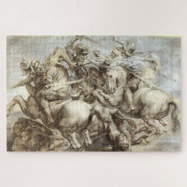 Puzzle La Bataille d'Anghiari - Copie de Léonard de Vinci (Horizontal)
