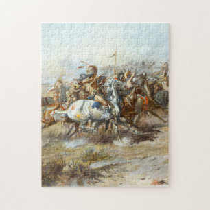 Puzzle La bataille de Custer Charles Marion Russell