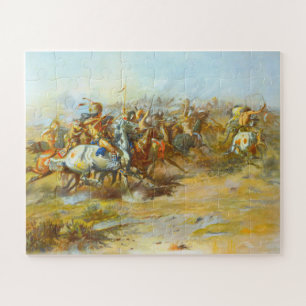 Puzzle La bataille de Custer Charles Marion Russell 1903