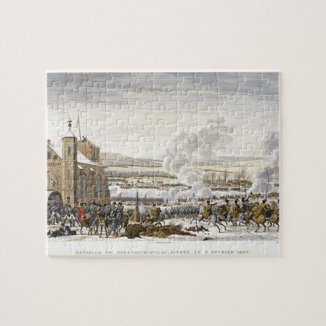 Puzzle La bataille de Preussisch-Eylau, le 9 février (Horizontal)
