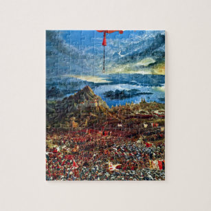 Puzzle La bataille d'Issus par Albrecht Altdorfer
