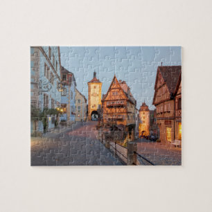 Puzzle La Bavière, der Tauber d'ob de Rothenburg