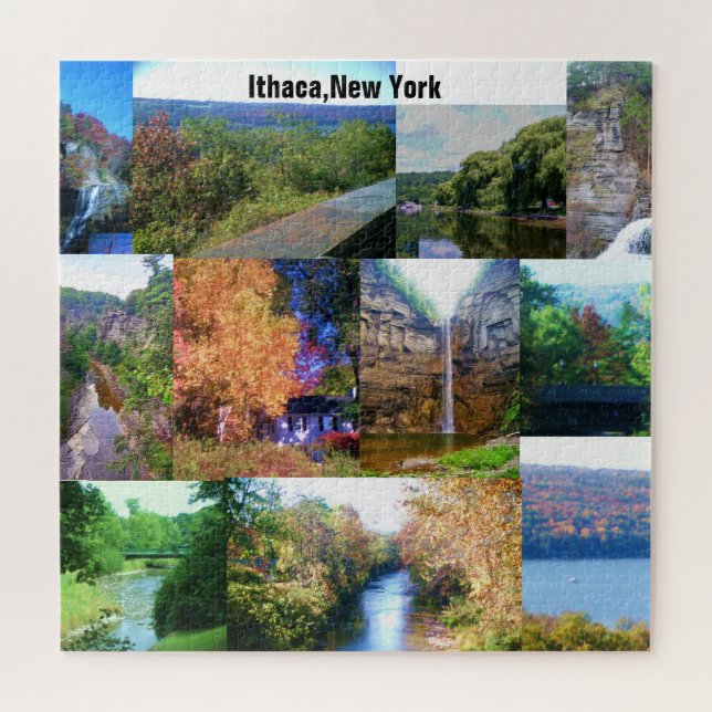 PUZZLE LA BEAUTÉ D'ITHACA, NEW YORK (Horizontal)