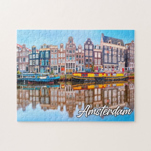 Puzzle La belle Amsterdam, Pays-Bas (Horizontal)