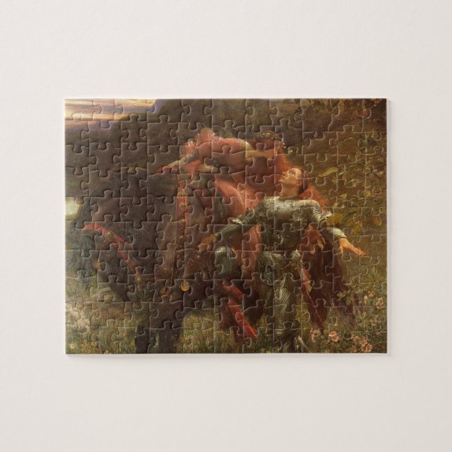 Puzzle La Belle Dame sans Merci par Sir Frank Dicksee (Horizontal)