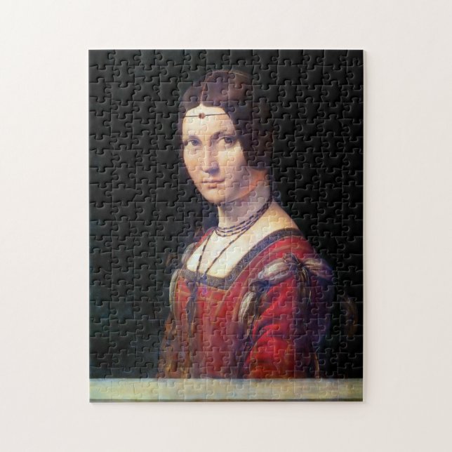 Puzzle La Belle Ferronniere, Leonardo da Vinci (Vertical)