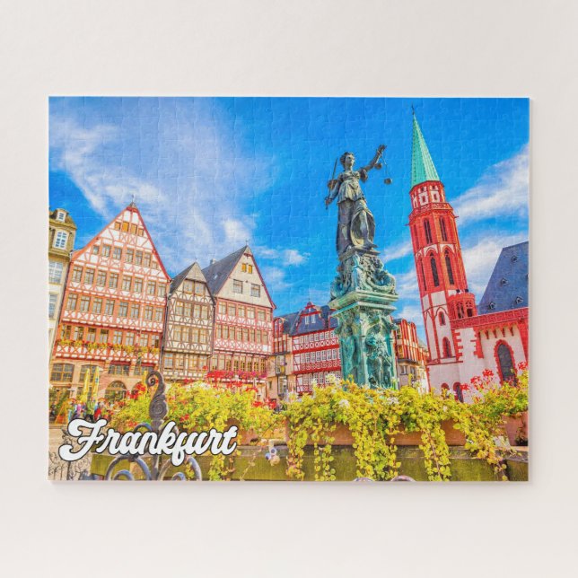 Puzzle La belle Francfort, Allemagne (Horizontal)