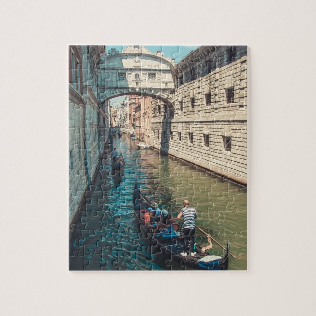 Puzzle La belle Venise avec scène de gondole (Vertical)