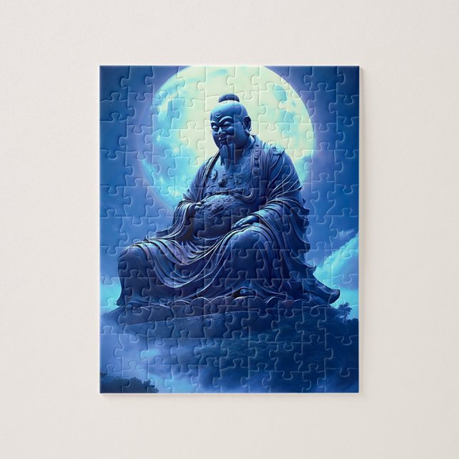 Puzzle La Bénédiction de la Lune sur la Statue Céleste (Vertical)