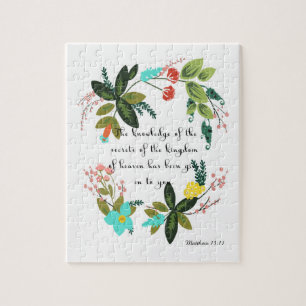 Puzzle La bible d'une manière encourageante exprime l'art