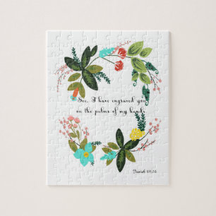 Puzzle La bible exprime l'art en vers - 49:16 d'Isaïe