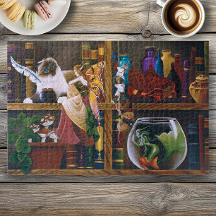 Puzzle La bibliothèque d'Imaginaires Wizards