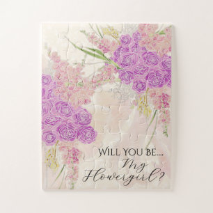 Puzzle La Boca Golden Arc et Bouquet - Fille de fleurs