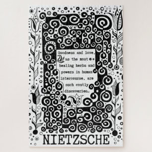 Puzzle La bonté et l'amour citation de Nietzsche