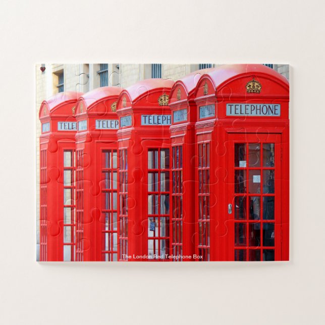Puzzle La cabine téléphonique rouge de Londres (Horizontal)