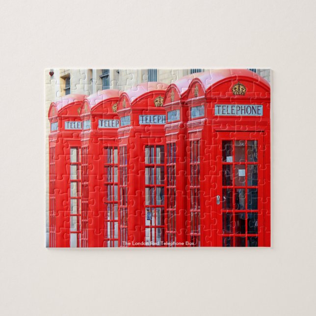 Puzzle La cabine téléphonique rouge de Londres (Horizontal)