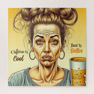 Puzzle La caféine est bonne, la bière est meilleure