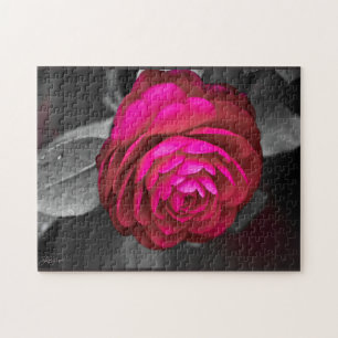 Puzzle La Camélia rose 