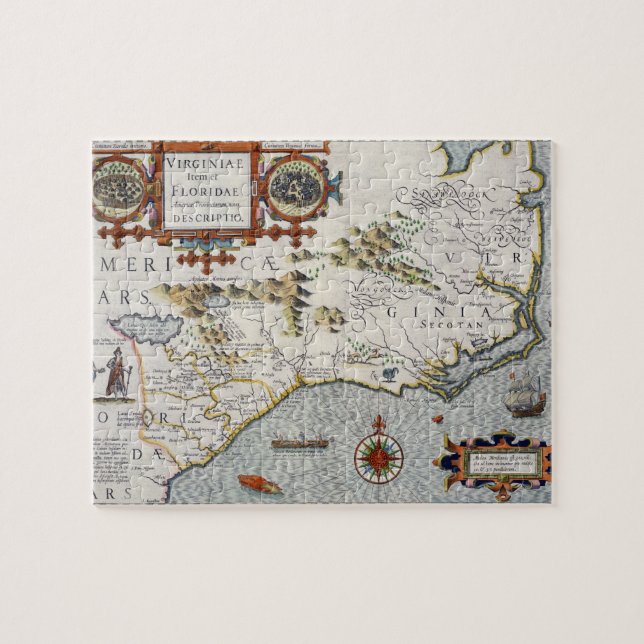 Puzzle La Caroline du Nord, intitulée 'article de (Horizontal)