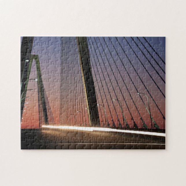 Puzzle La Caroline du Sud, pont de Jr. d'Arthur Ravenel (Horizontal)