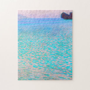 Puzzle La célèbre peinture de Gustav Klimt's Attersee.