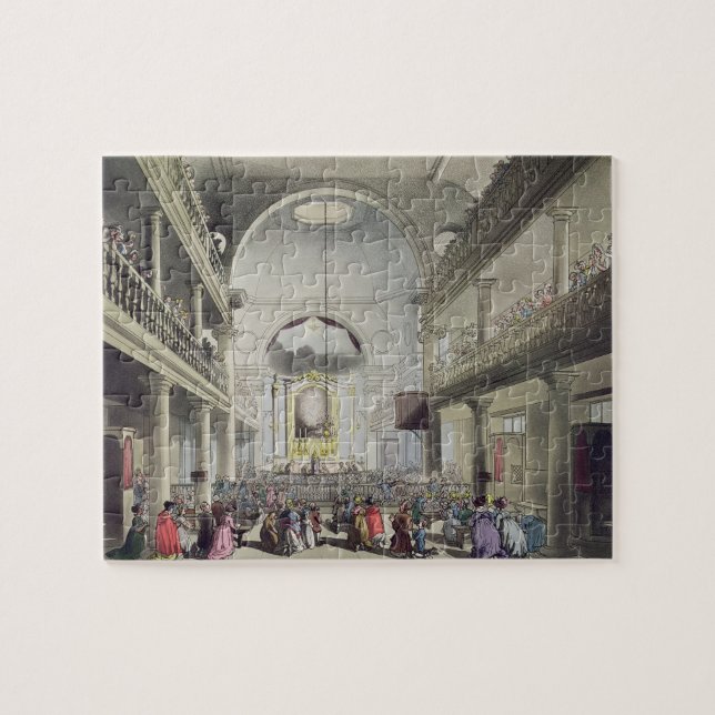 Puzzle La chapelle catholique, champs d'auberge de (Horizontal)