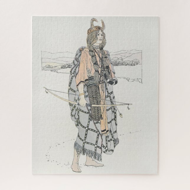 Puzzle La Chasse (par Ann Macbeth) (Vertical)