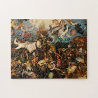 Puzzle Pieter Bruegel the Elder - La chute des anges rebelles