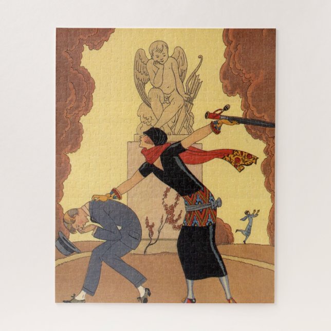 Puzzle La Colere by George Barbier (Vertical)