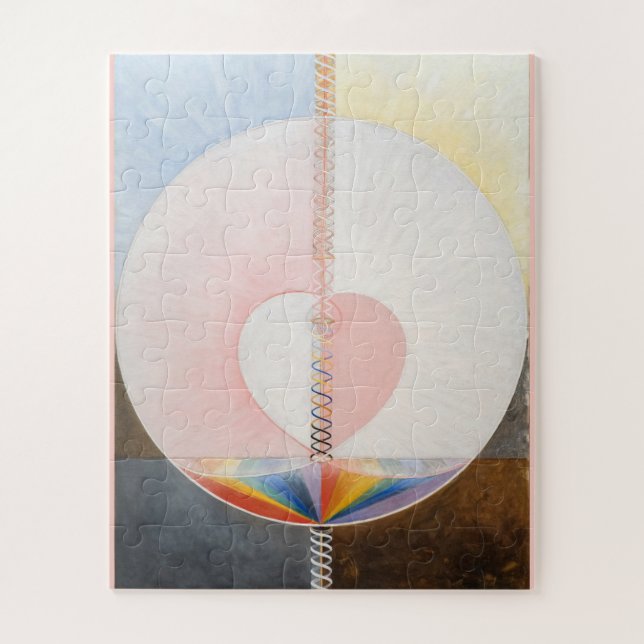 Puzzle La colombe, No 1, Hilma af Klint, Coeur (Vertical)