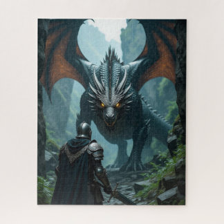 Puzzle La confrontation chevalier contre dragon