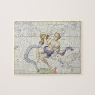 Puzzle La constellation de Verseau, plaquent 9 du 'atlas