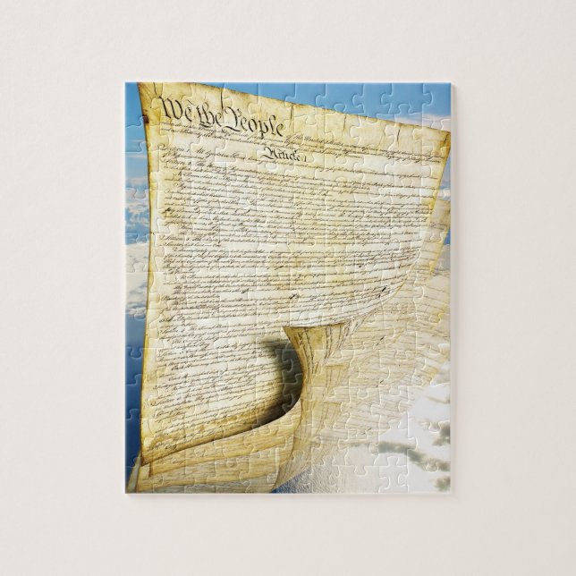 Puzzle La Constitution des États-Unis au-dessus de la Ter (Vertical)