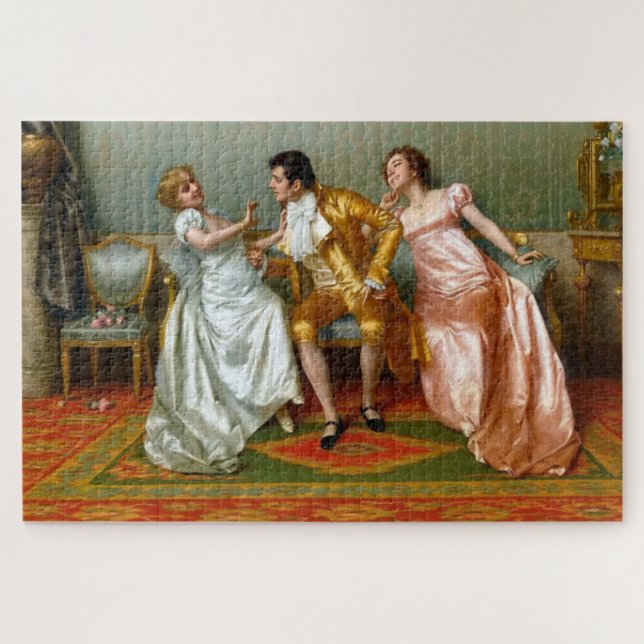 Puzzle La coquette de Vittorio Reggianini (Horizontal)
