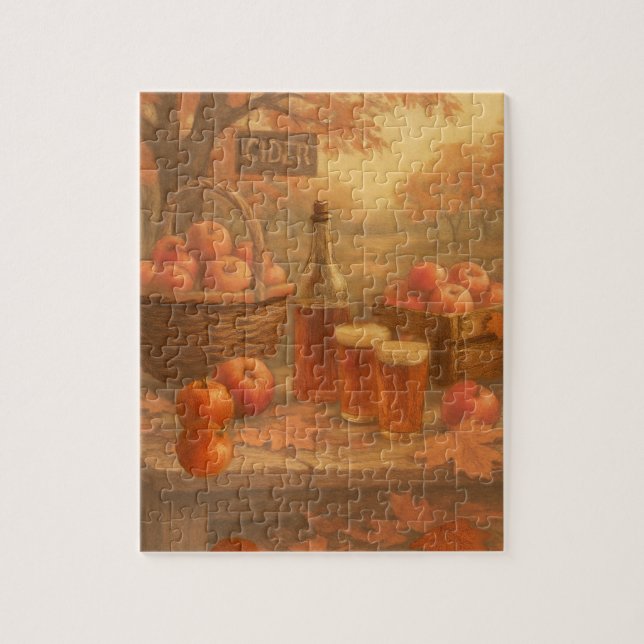 Puzzle La Coulée de l'Automne - Dégustation de cidre rust (Vertical)