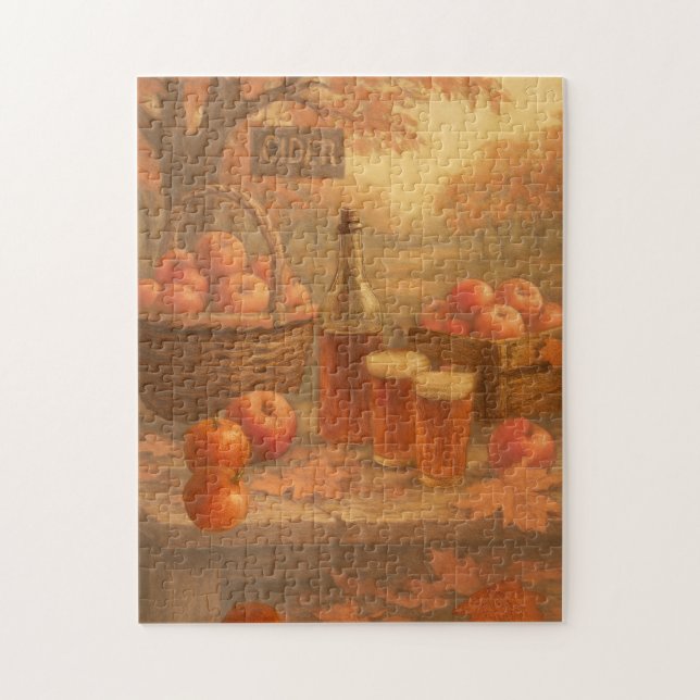 Puzzle La Coulée de l'Automne - Dégustation de cidre rust (Vertical)