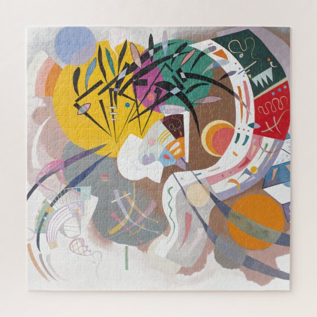 Puzzle La courbe dominante de Kandinsky Peinture d'art Ab (Vertical)