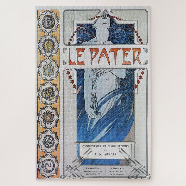 Puzzle La couverture du Pater par Alphonse Mucha (Vertical)