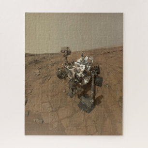 Puzzle La Curiosité A Rover Sur La Surface De Mars.