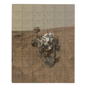 Puzzle La Curiosité A Rover Sur La Surface De Mars.