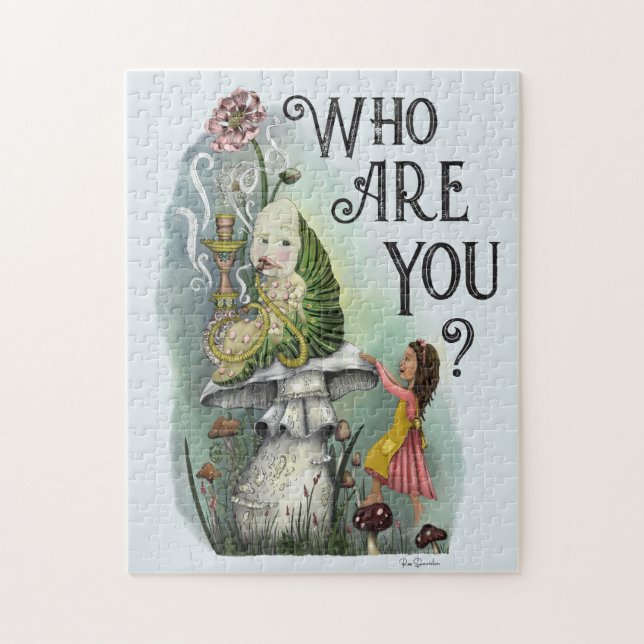 Puzzle La Cute Alice au Pays des merveilles et l'art de l (Vertical)