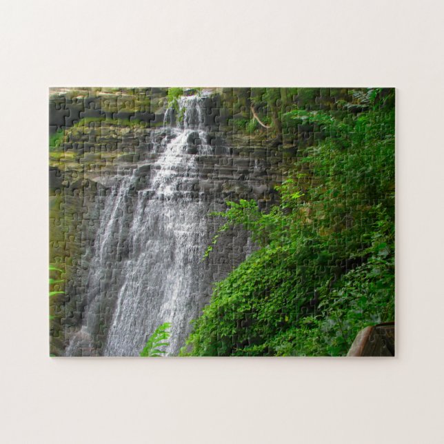 Puzzle La Cuyahoga brandy tombe dans l'Ohio. (Horizontal)