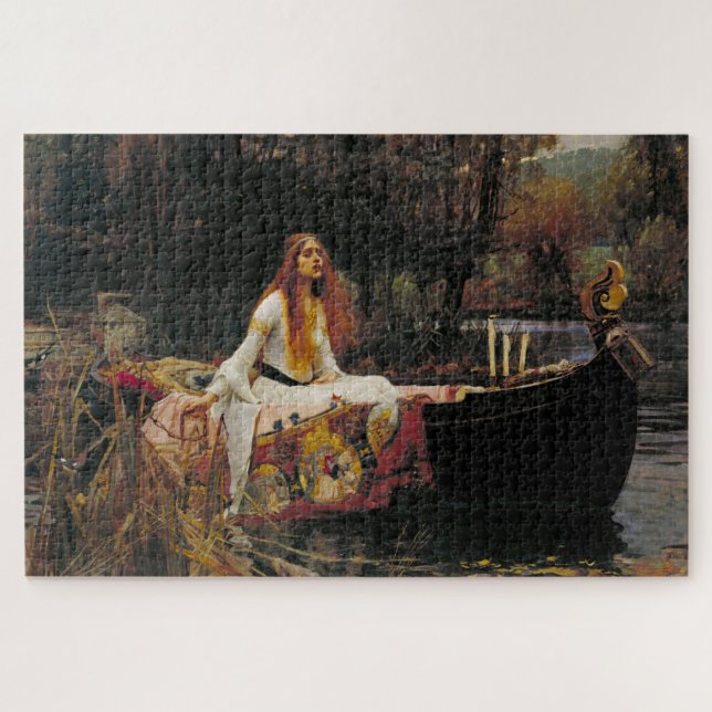 Puzzle La Dame de Shalott 1888 John William Waterhouse (Horizontal)