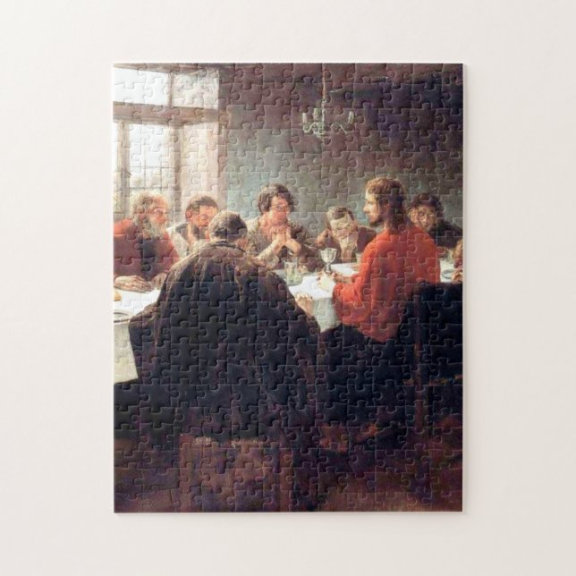 Puzzle La Dernière Cène De Fritz Von Uhde 1886 (Vertical)