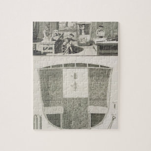 Puzzle La fabrication d'une chaise de berline dans un