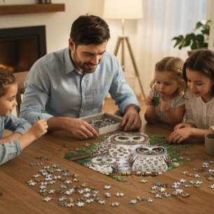 Puzzle La famille de hiboux
