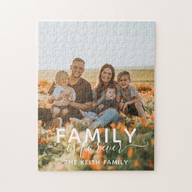 Puzzle La famille est pour toujours garde photo (Vertical)
