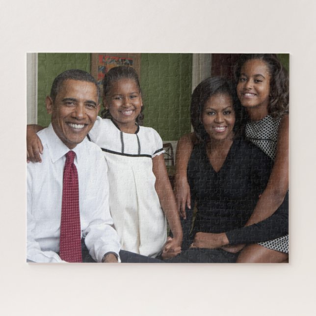 PUZZLE LA FAMILLE OBAMA (Horizontal)